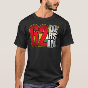 Camiseta Dersim 62 Dersim Tunceli Bandera Kudish Kurdistan 