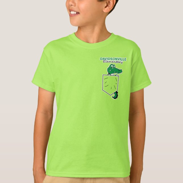 Camiseta DES - Gálibo de bolsillo de la palanca de cambios (Anverso)
