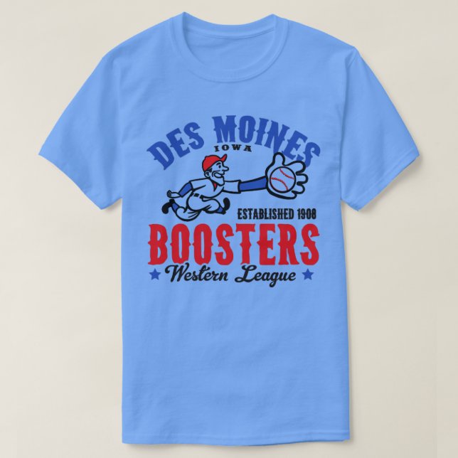 Camiseta Des Moines Boosters (Diseño del anverso)
