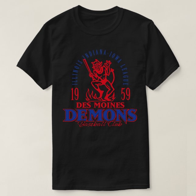Camiseta Des Moines Demons (Diseño del anverso)