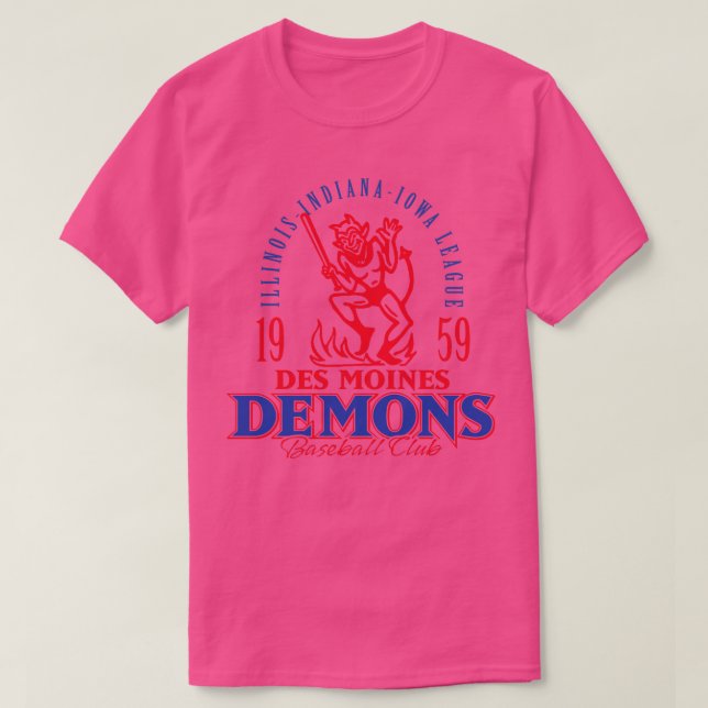 Camiseta Des Moines Demons (Diseño del anverso)