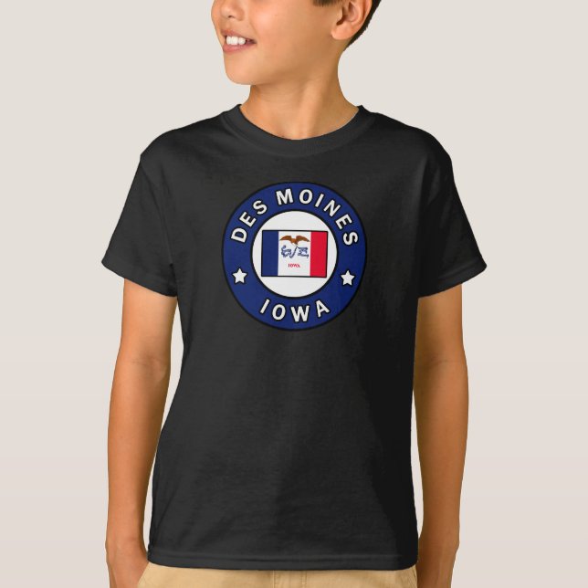 Camiseta Des Moines Iowa (Anverso)