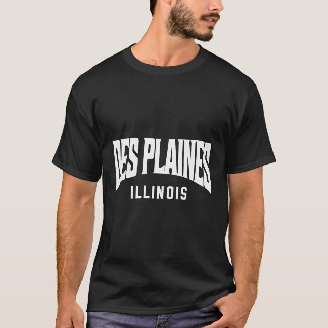 Camiseta Des Plaines Illinois (Anverso)