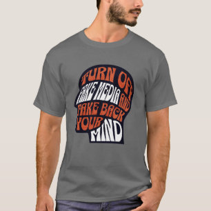 Camiseta 'Desactiva las Noticias Falsas – Piensa p