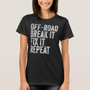 Camiseta Desactivado Romper carretera Arreglar El Vintage R