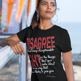 CAMISETA DESACUERDO SIN ATENCIÓN DE LUCHA CONTRA LAS DESAGR
