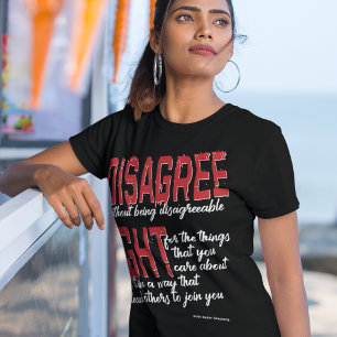 CAMISETA DESACUERDO SIN ATENCIÓN DE LUCHA CONTRA LAS DESAGR