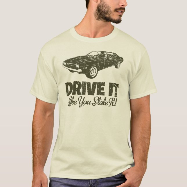 Camiseta Desafiador de 1970 Dodge (Anverso)