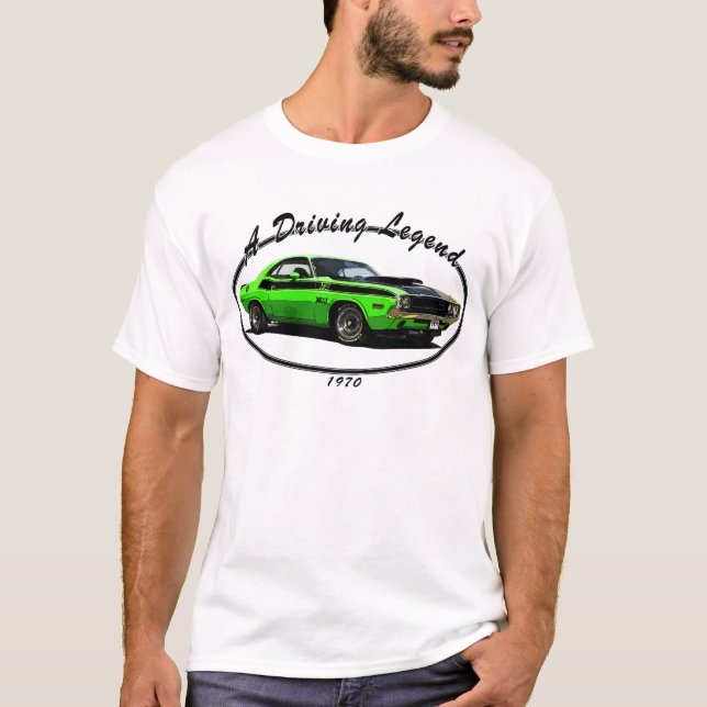 CAMISETA DESAFIADOR DE 1970 DODGE (Anverso)