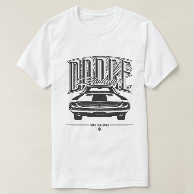 Camiseta Desafiador de Dodge (Diseño del anverso)