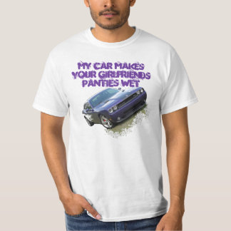 Camiseta Desafiador púrpura loco del ciruelo