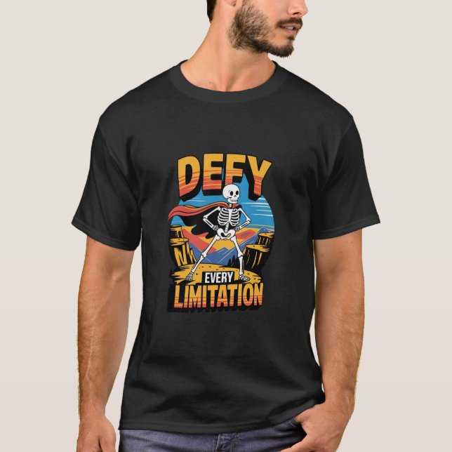 Camiseta Desafiar cada limitación (Anverso)