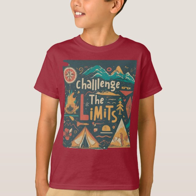 Camiseta Desafiar los límites (Anverso)