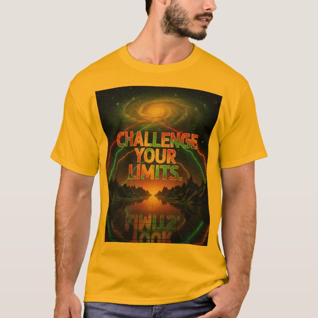 Camiseta Desafiar sus límites (Anverso)