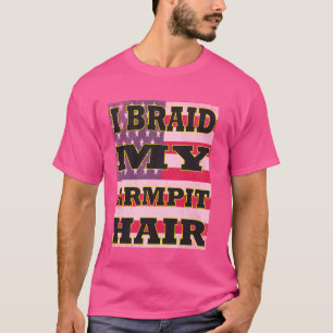 Camiseta Desafié el humor de sarcasmo de Chiste con pelo de