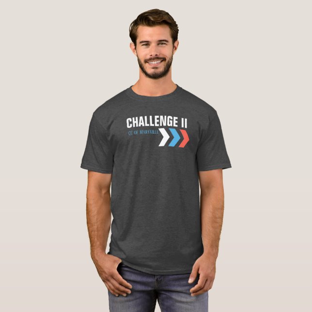 Camiseta Desafío 1 personalizable de Conversaciones Clásica (Anverso completo)