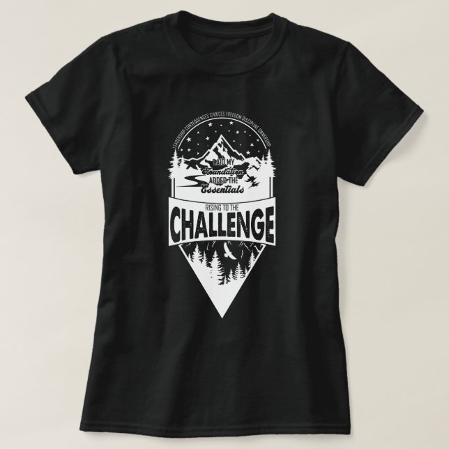 Camiseta Desafío a la educación casera en conversaciones cl (Diseño del anverso)