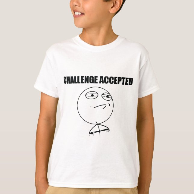 Camiseta Desafío aceptado (Anverso)