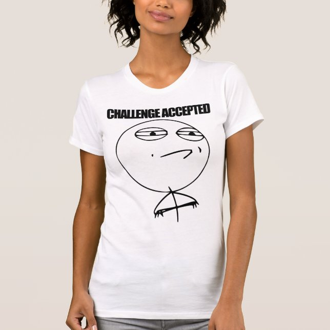 Camiseta Desafío aceptado (Anverso)