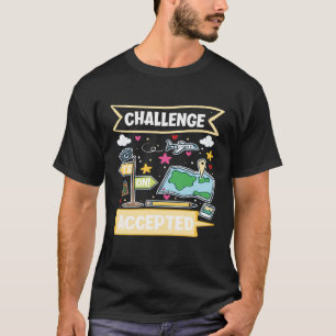 Camiseta Desafío al viajero mundial aceptado