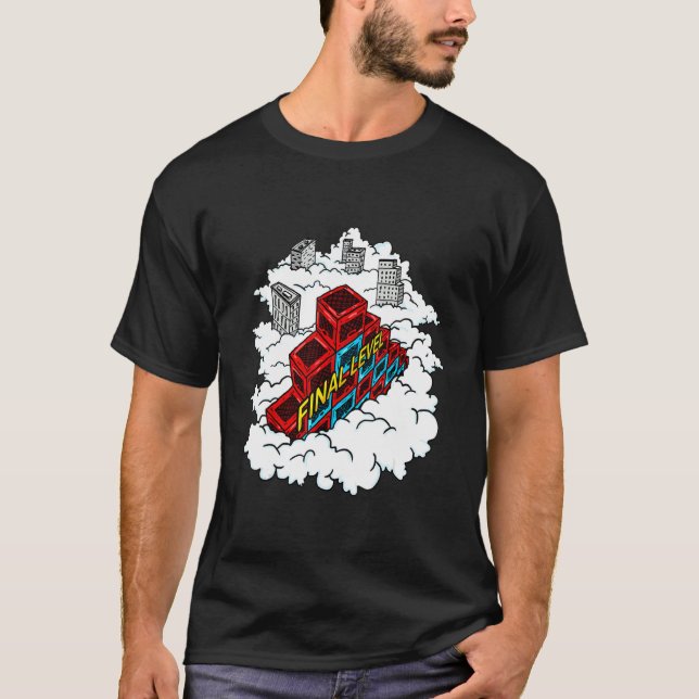 Camiseta Desafío de tasas de nivel final (Anverso)