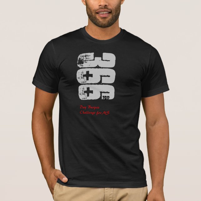 Camiseta desafío del burpee de 366 días (Anverso)