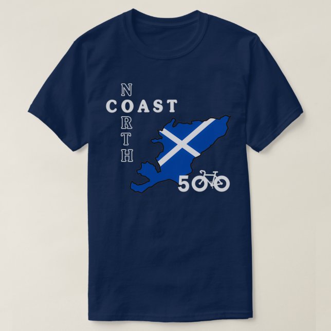 Camiseta Desafío del Ciclo 500 de la Costa Norte  (Diseño del anverso)