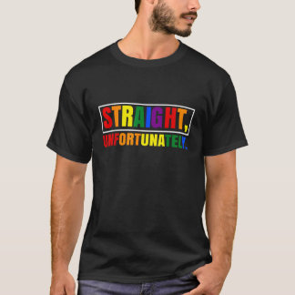 Camiseta Desafortunadamente, el orgullo gay arcoiris aliado