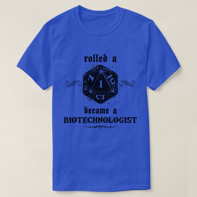 Camiseta Desafortunado biotecnólogo en Rollo (Diseño del anverso)