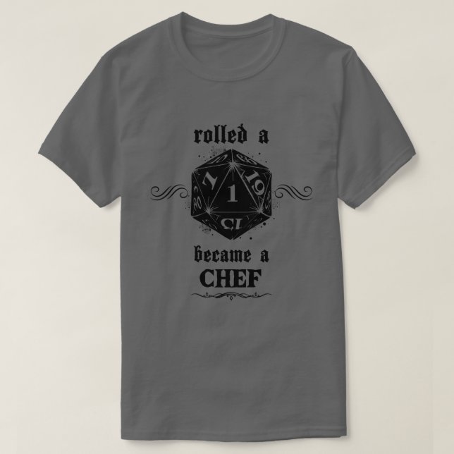 Camiseta Desafortunado Roll Chef (Diseño del anverso)
