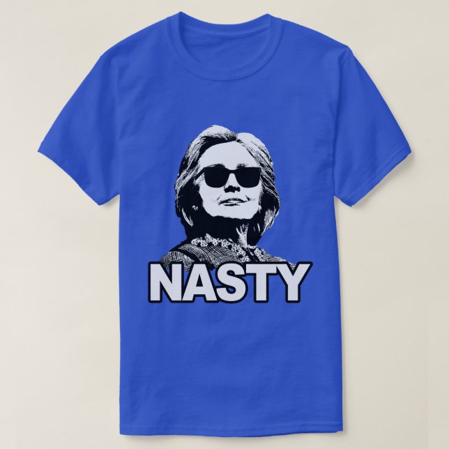 Camiseta "desagradable" de Hillary Clinton (Diseño del anverso)