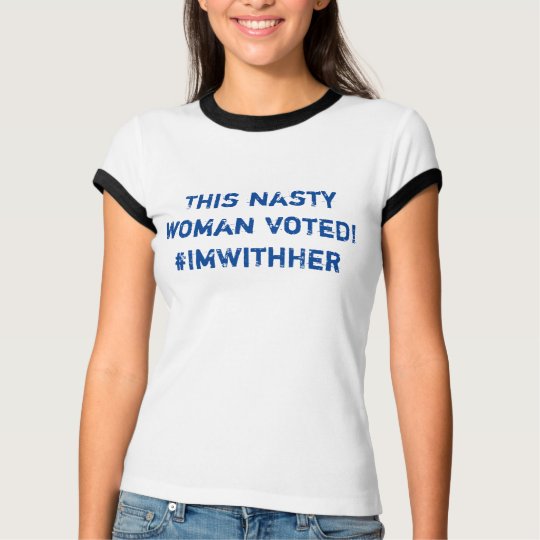 Camiseta desagradable de la mujer