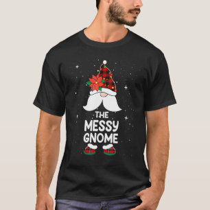 Camiseta Desagradable Gnome Buffalo Plaid Familia Matanza C