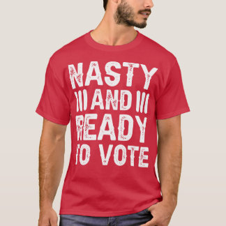 Camiseta Desagradable Y Listo Para Votar