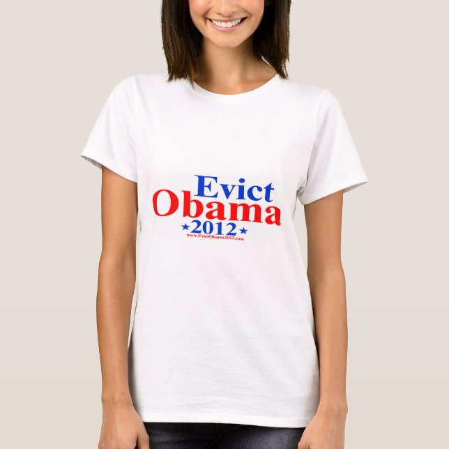 CAMISETA DESAHUCIE A OBAMA 2012 (Anverso)