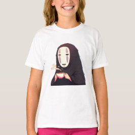 Camiseta desanimado - mascarilla anime tomando té