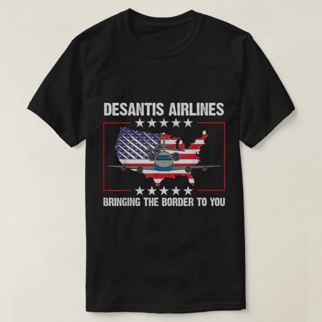 Camiseta DeSantis Airlines (Diseño del anverso)