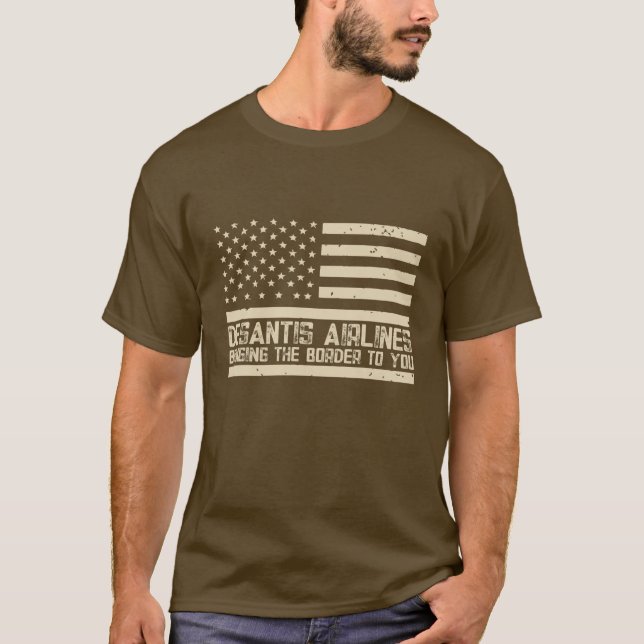 Camiseta Desantis Airlines Blue (Anverso)
