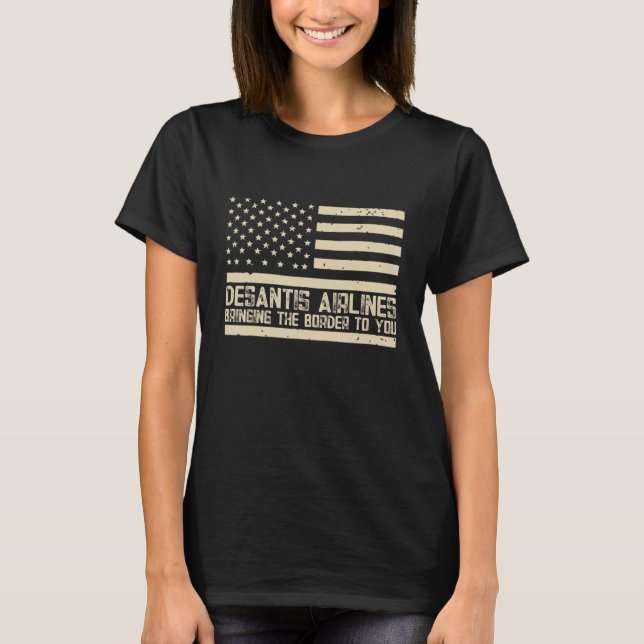 Camiseta DeSantis Airlines Blue_2 (Anverso)