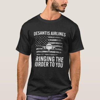 Camiseta Desantis Airlines Bringing The Border To You Retro