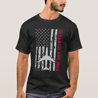 Camiseta Desantis Airlines Bringing The Border To You Retro