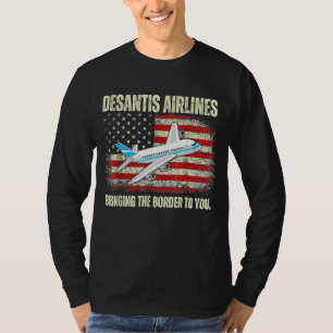 Camiseta DeSantis Airlines es divertida políticamente venti