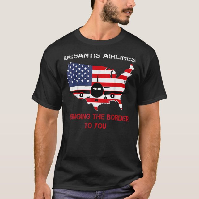 Camiseta DeSantis Airlines Llevando El Borde A Usted 2 (Anverso)