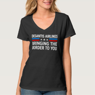Camiseta DeSantis Airlines Llevando El Borde A Usted_4