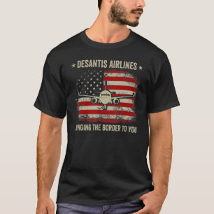 Camiseta Desantis Airlines Llevando El Borde A Usted_59