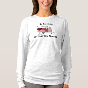 Camiseta Desaparecer el vino Manga larga T