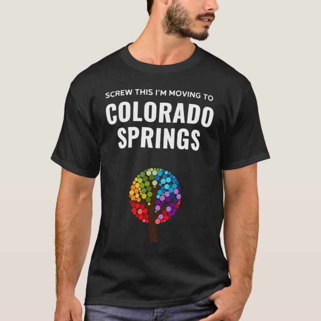 Camiseta Desapartarme de esto me mudo a Colorado Spr (Anverso)