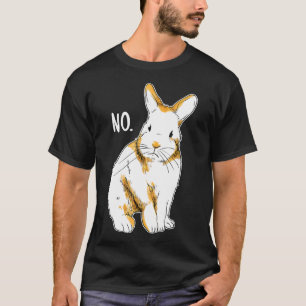 Camiseta Desaprobando a los animales graciosos del conejo, 