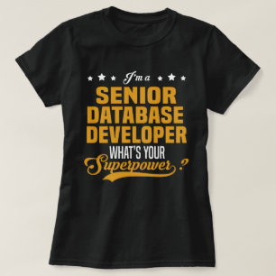Camiseta Desarrollador de base de datos principal