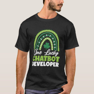 Camiseta Desarrollador de bots afortunados en el Día de los